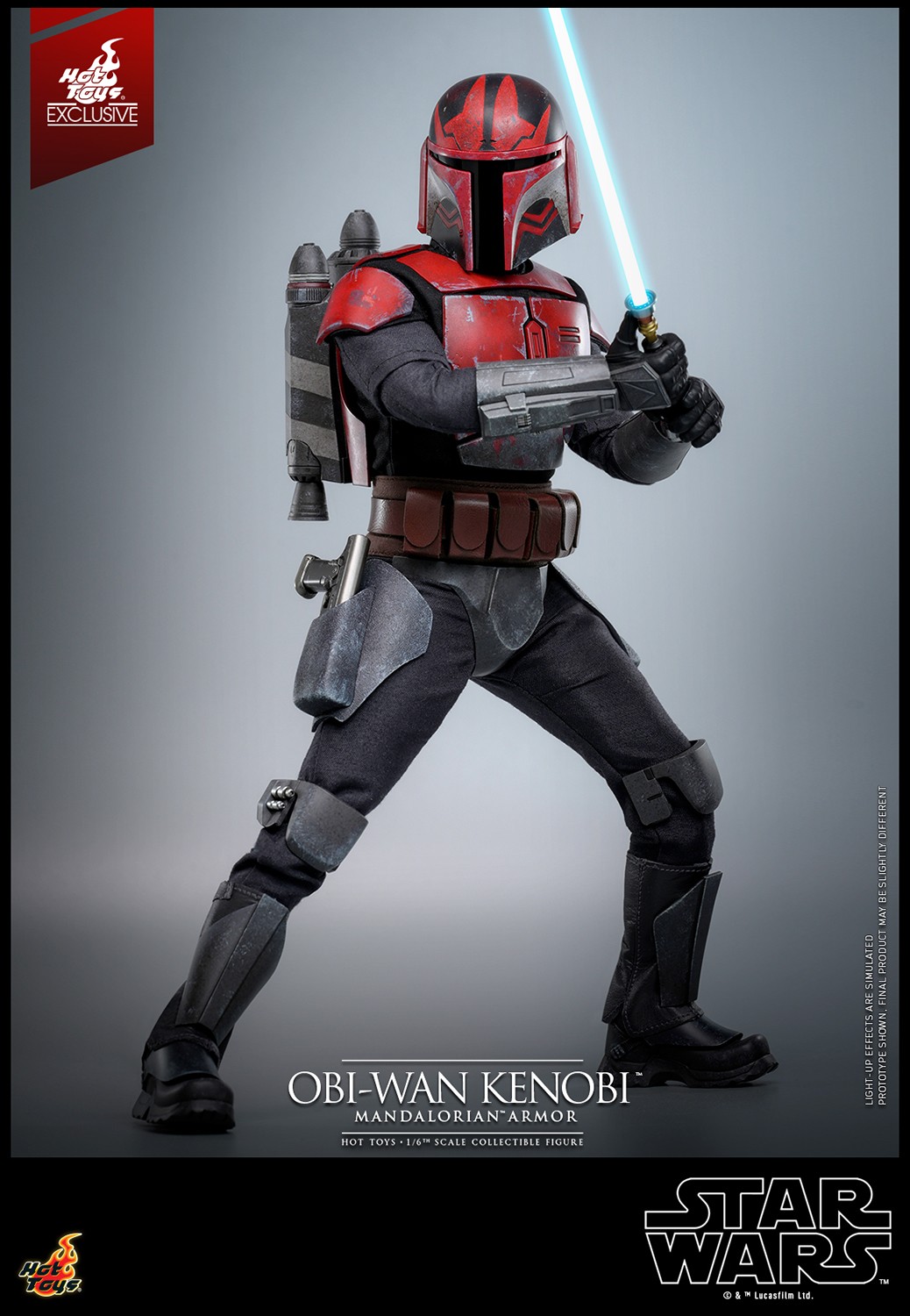Obi-Wan Kenobi™ (Mandalorian™ Armor) Sith Scale Figure by Hot Toys