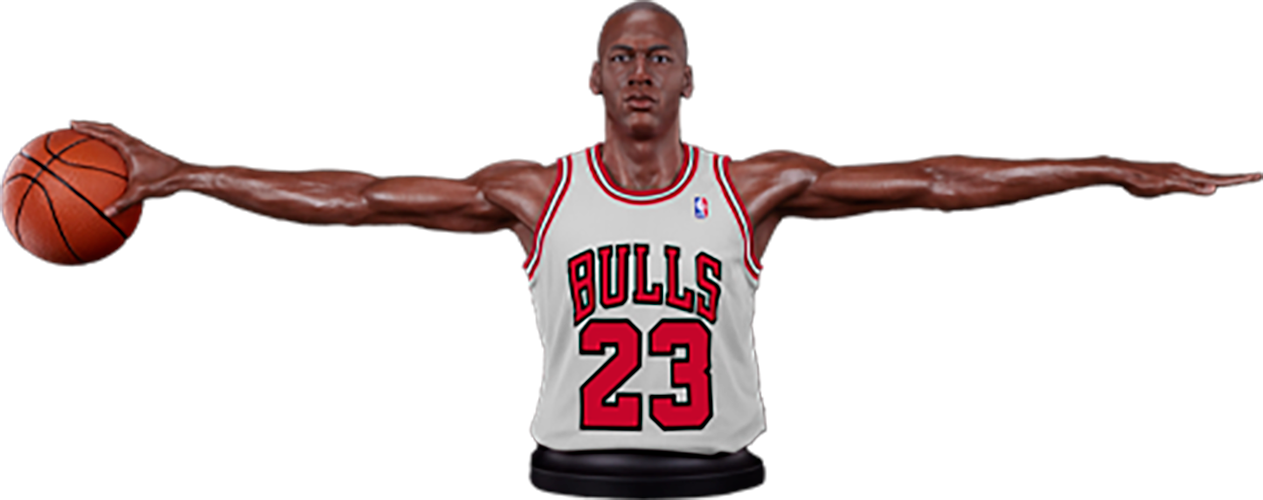 NBA Michael Jordan "Wings" Life-Size Bust  (Prototype Shown) View 14