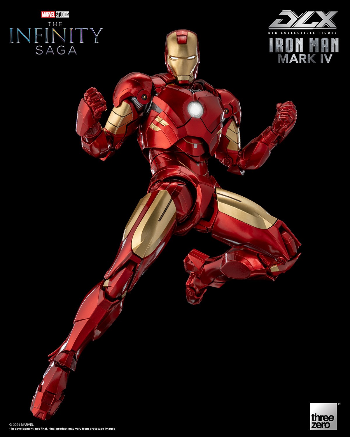 お得セット DLX Iron Man Mark 4 Collectible Figure by Threezero アメコミ