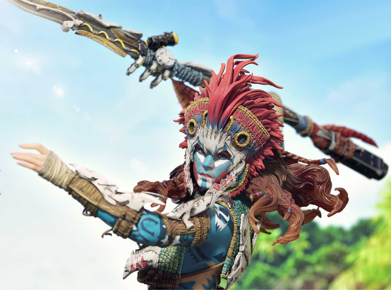 Horizon Forbidden West Aloy Quarter Scale Statue  (Prototype Shown) View 3