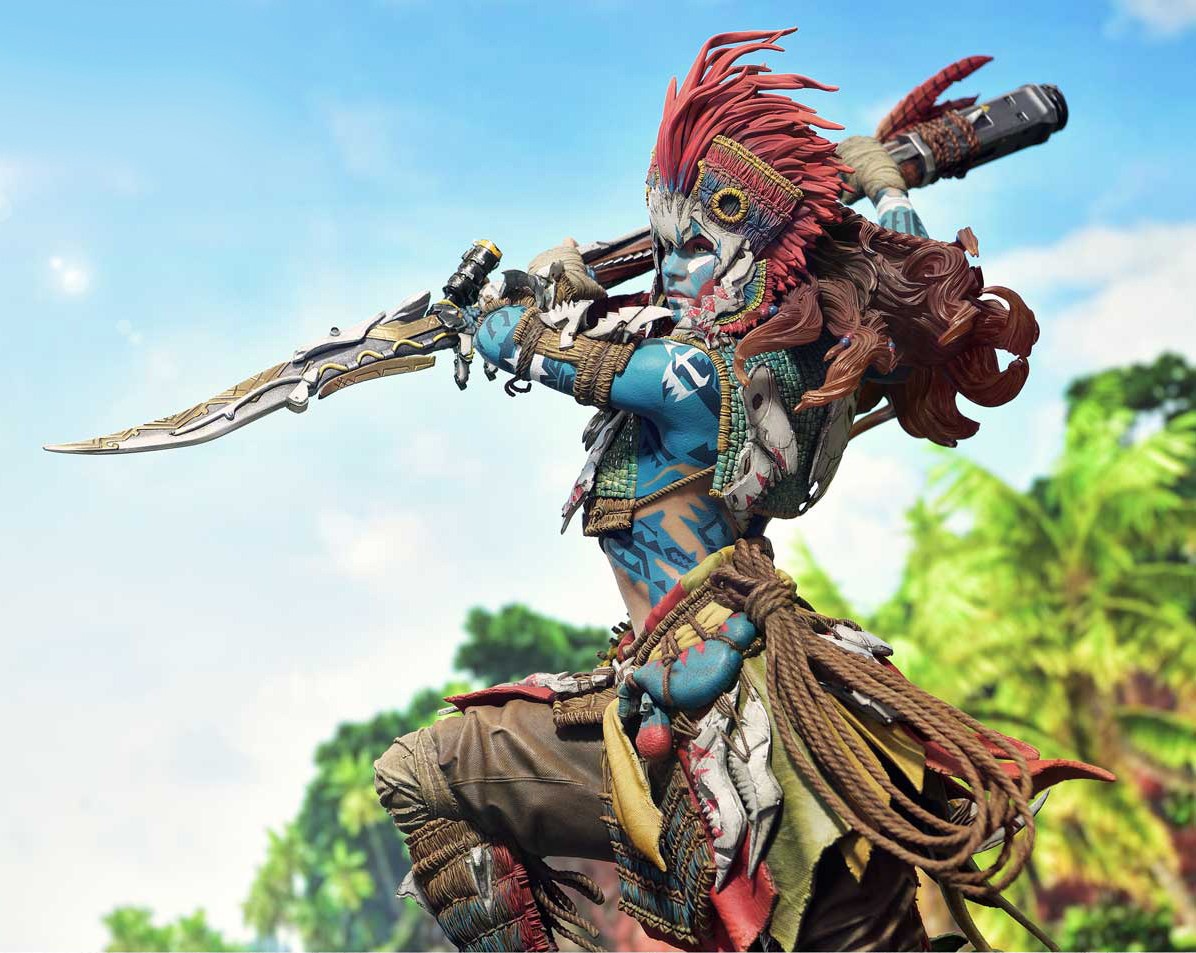 Horizon Forbidden West Aloy Quarter Scale Statue  (Prototype Shown) View 5