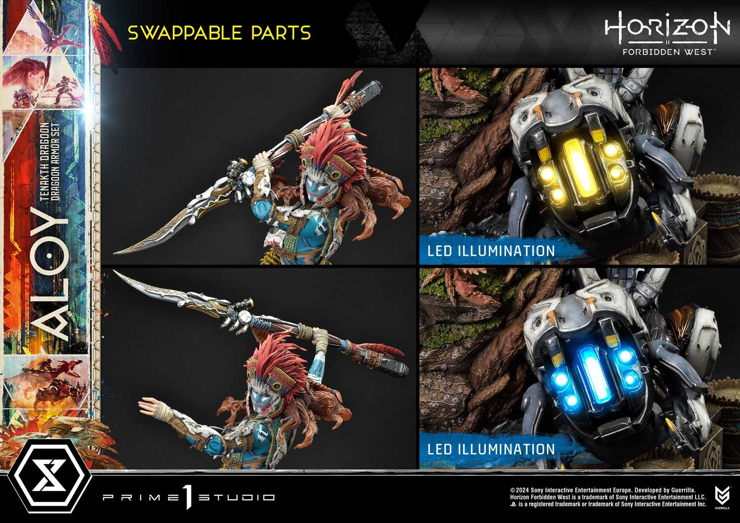 Horizon Forbidden West Aloy Quarter Scale Statue  (Prototype Shown) View 9