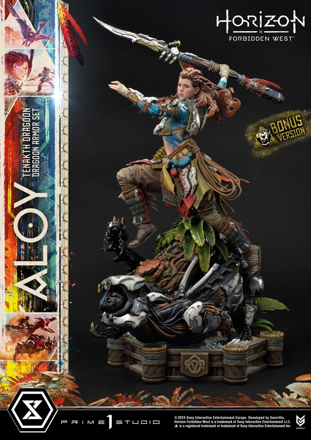 Horizon Forbidden West Aloy (Bonus Version) Quarter Scale Statue  (Prototype Shown) View 14