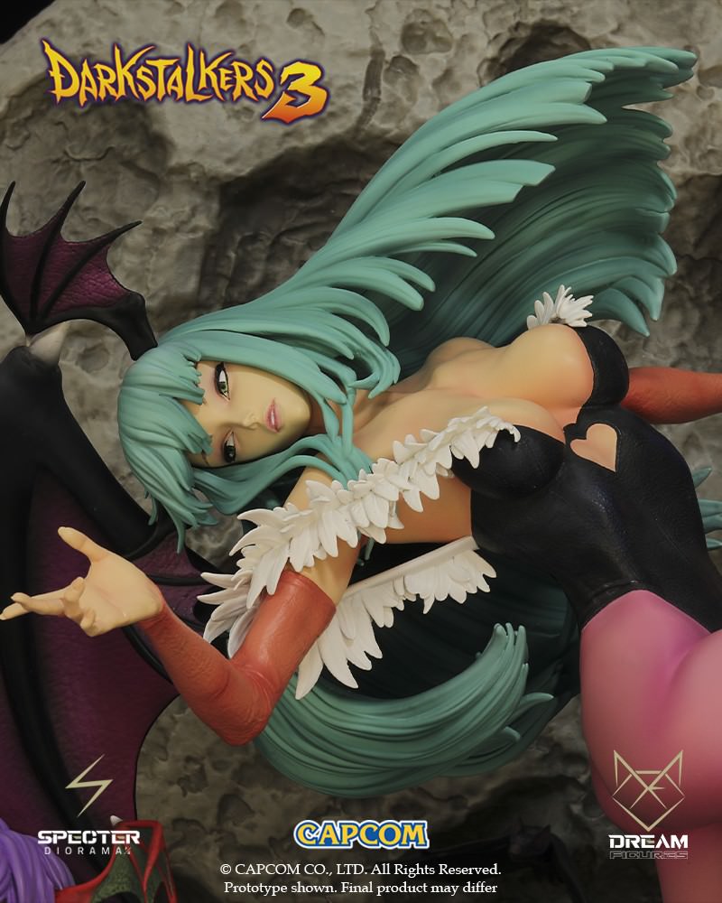 Darkstalkers Morrigan & Lilith Statues  View 3