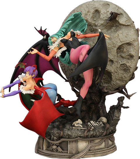 Darkstalkers Morrigan & Lilith Statues  View 12