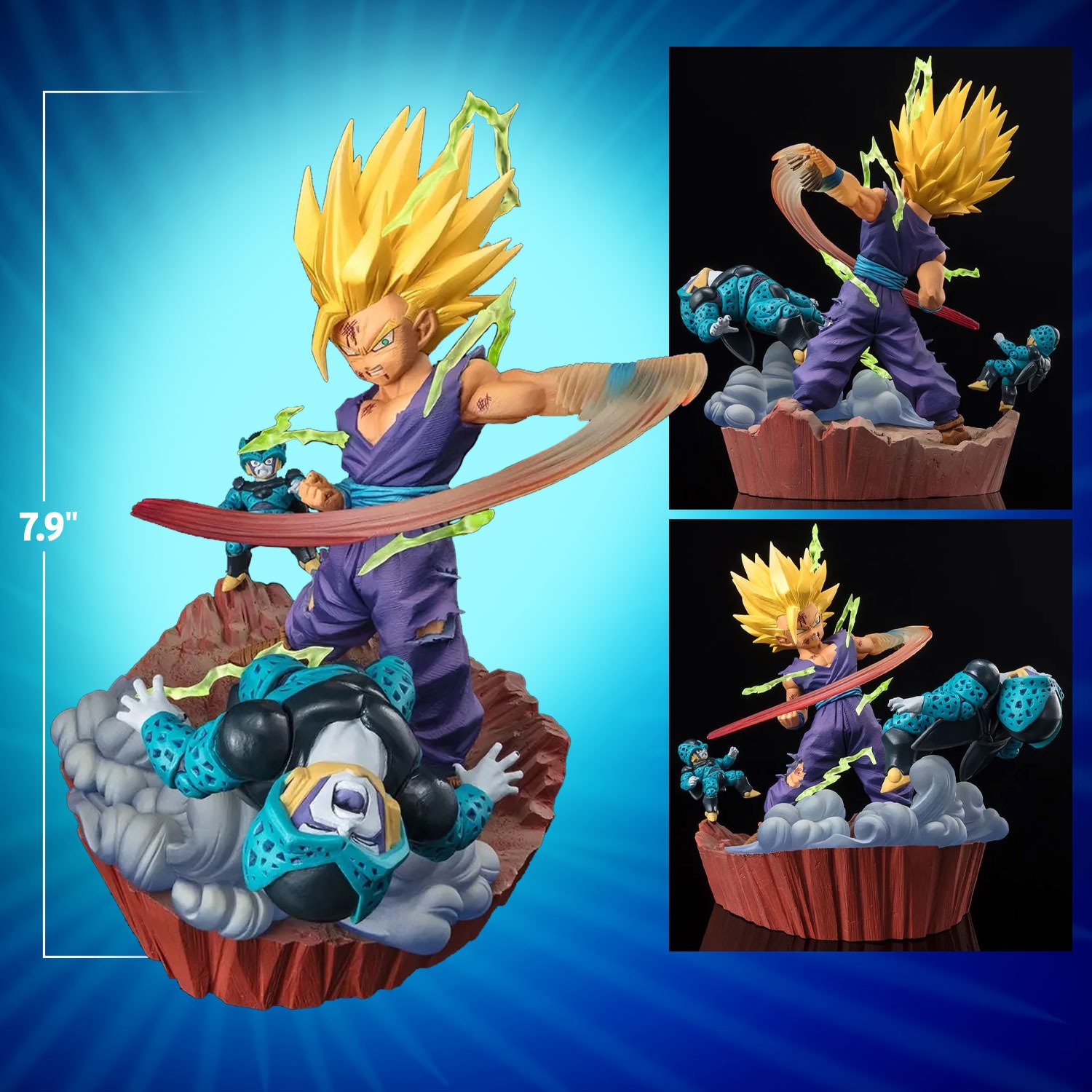 Dragon Ball SUPER SAIYAN 2 SON GOHAN -ANGER EXPLODING INTO POWER!!- Statues  (Prototype Shown) View 2