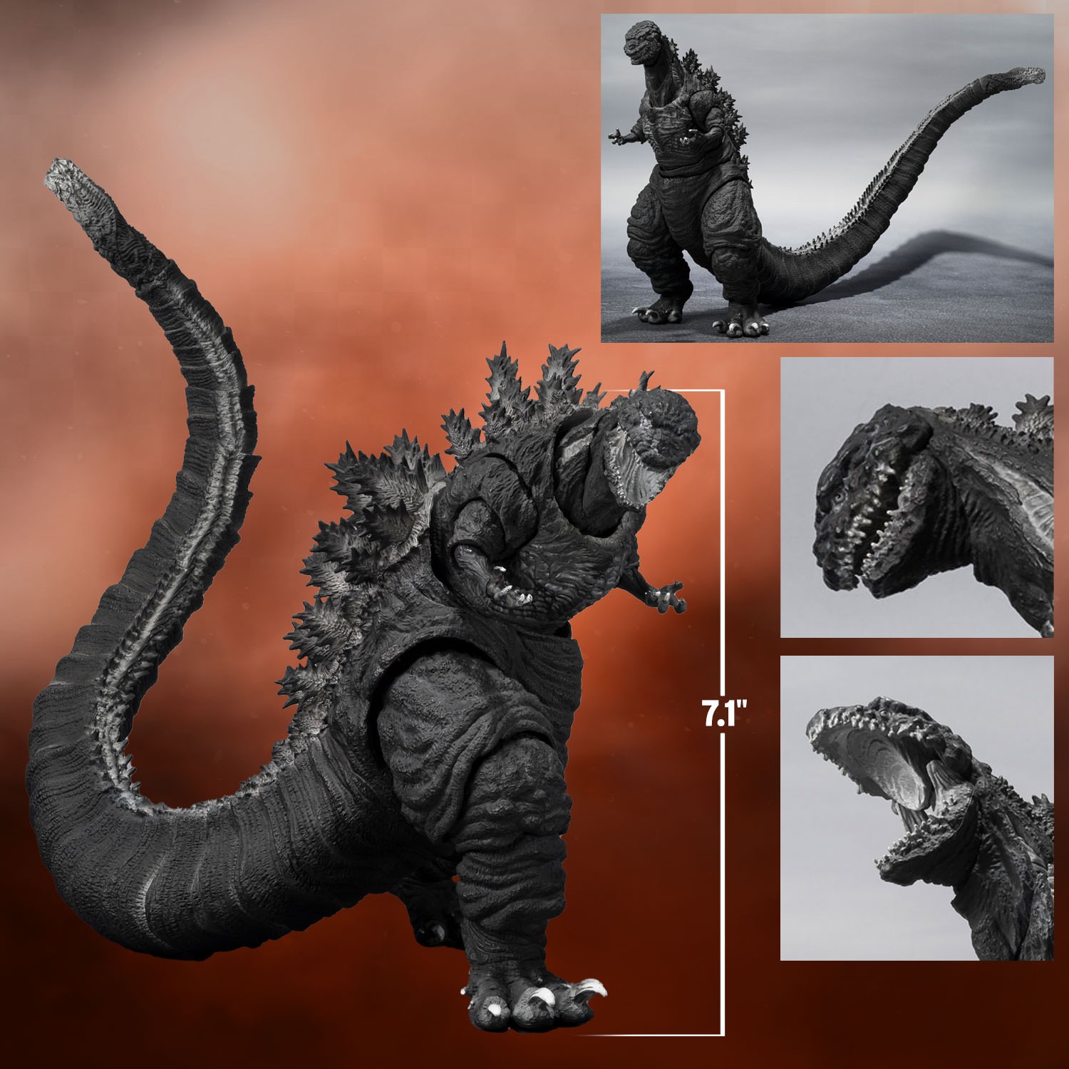 Godzilla [2016] The Fourth ORTHOchromatic Ver. Action Figure
