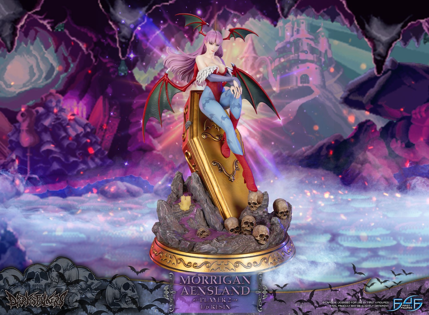 Darkstalkers Morrigan Aensland (Player 2) Statues  (Prototype Shown) View 1