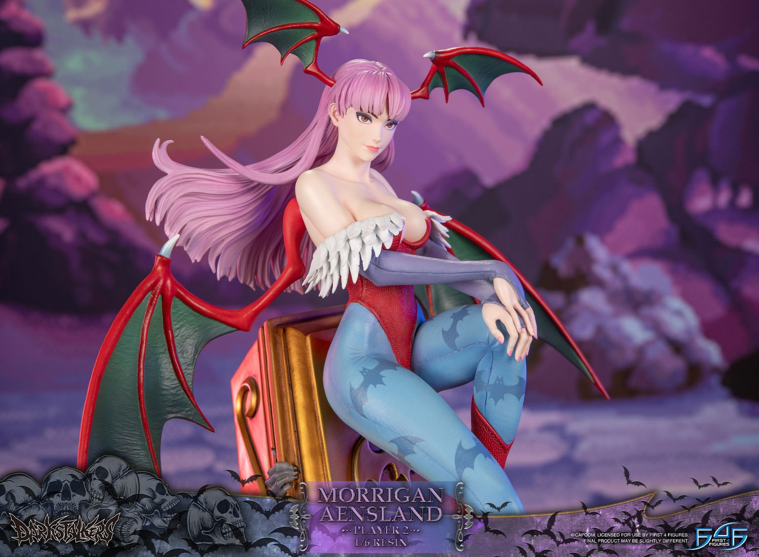 Darkstalkers Morrigan Aensland (Player 2) Statues  (Prototype Shown) View 5