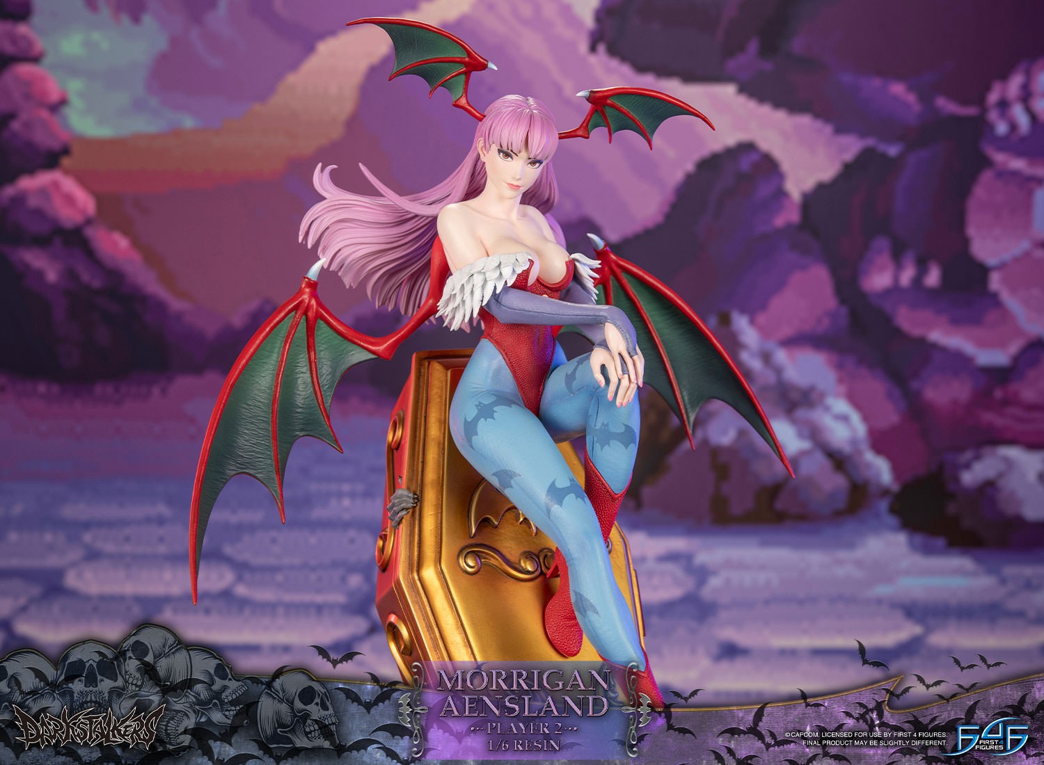 Darkstalkers Morrigan Aensland (Player 2) Statues  (Prototype Shown) View 15
