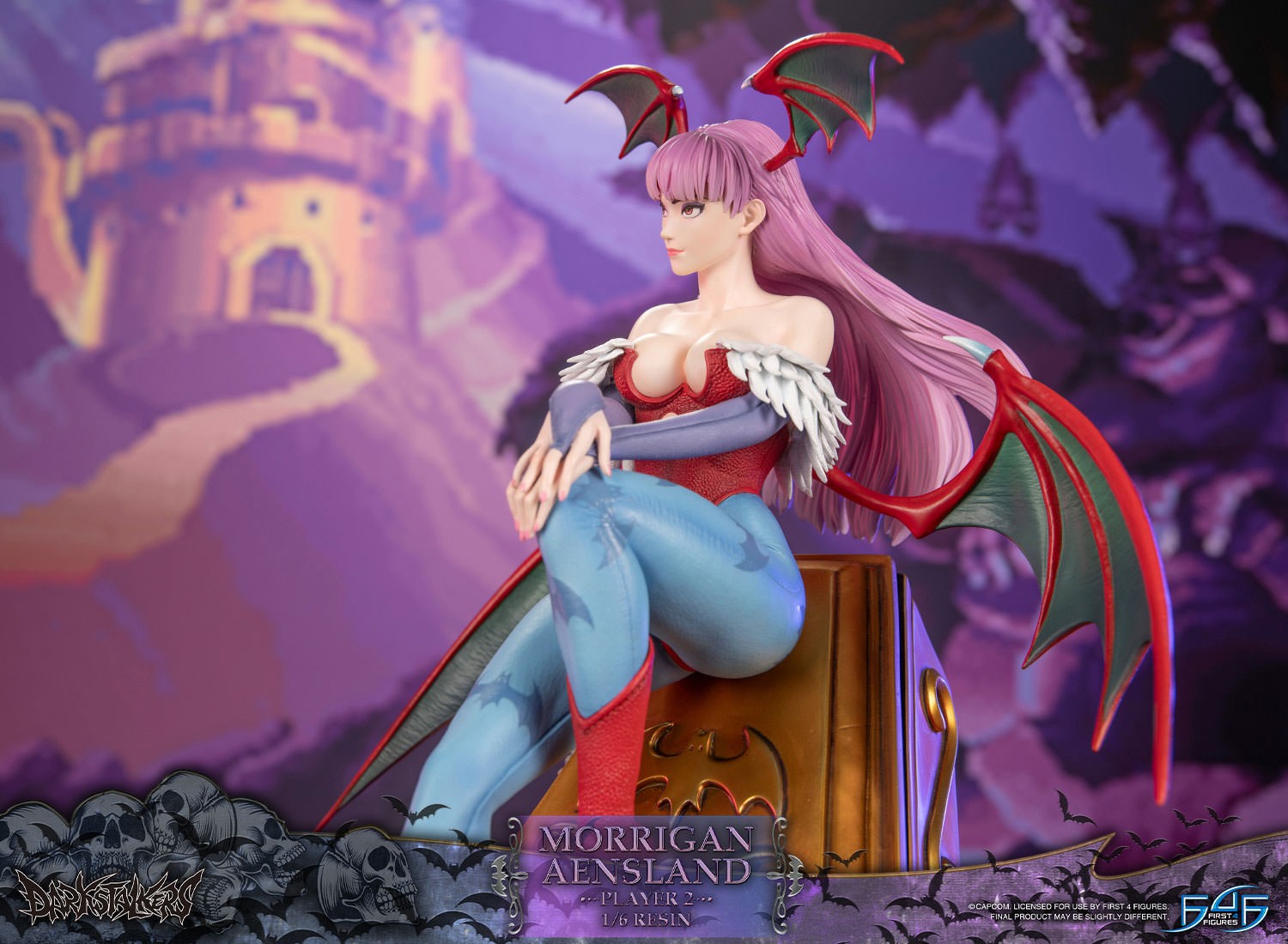 Darkstalkers Morrigan Aensland (Player 2) Statues  (Prototype Shown) View 16