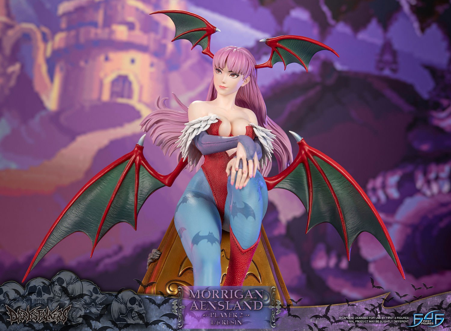 Darkstalkers Morrigan Aensland (Player 2) Statues  (Prototype Shown) View 17