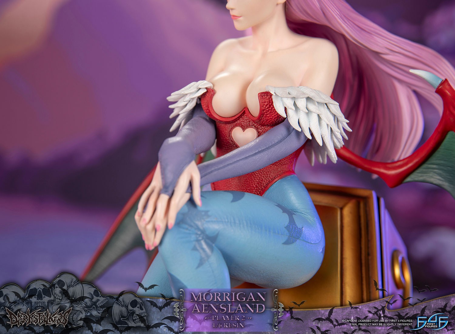 Darkstalkers Morrigan Aensland (Player 2) Statues  (Prototype Shown) View 18