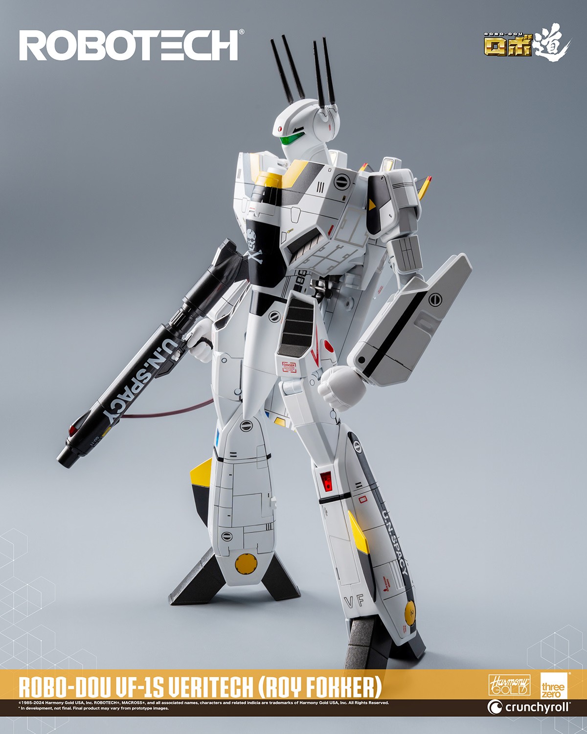 Robotech ROBO-DOU VF-1S Veritech (Roy Fokker) – Figura Collezionabile Da 20 Cm – Threezero Store