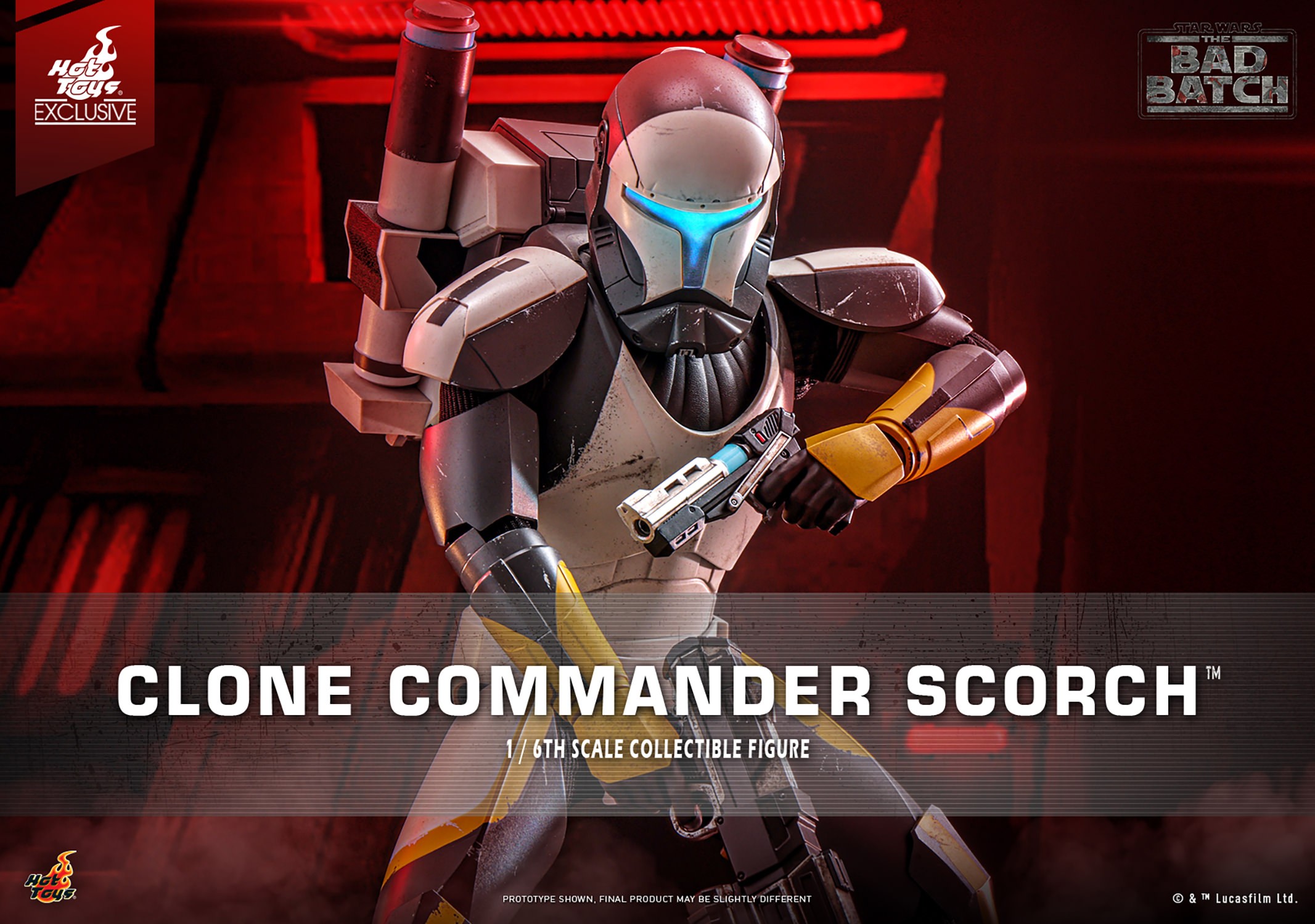 Star Wars Clone Commando Scorch™ Sixth Scale Figure  (Prototype Shown) View 1