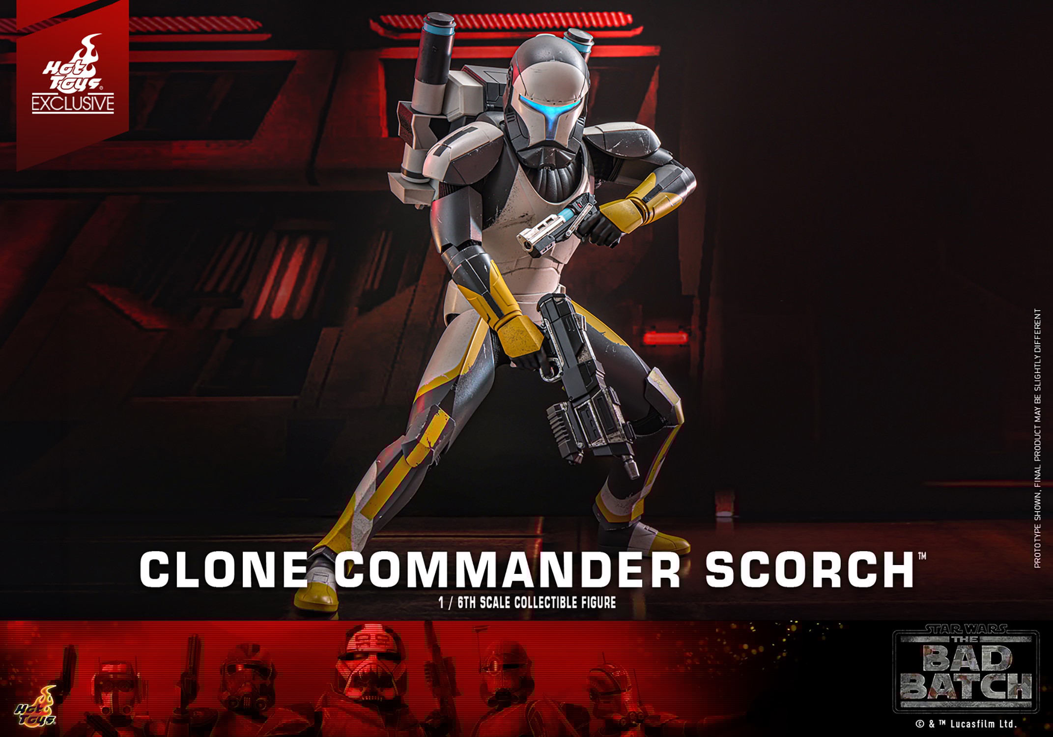 Star Wars Clone Commando Scorch™ Sixth Scale Figure  (Prototype Shown) View 3