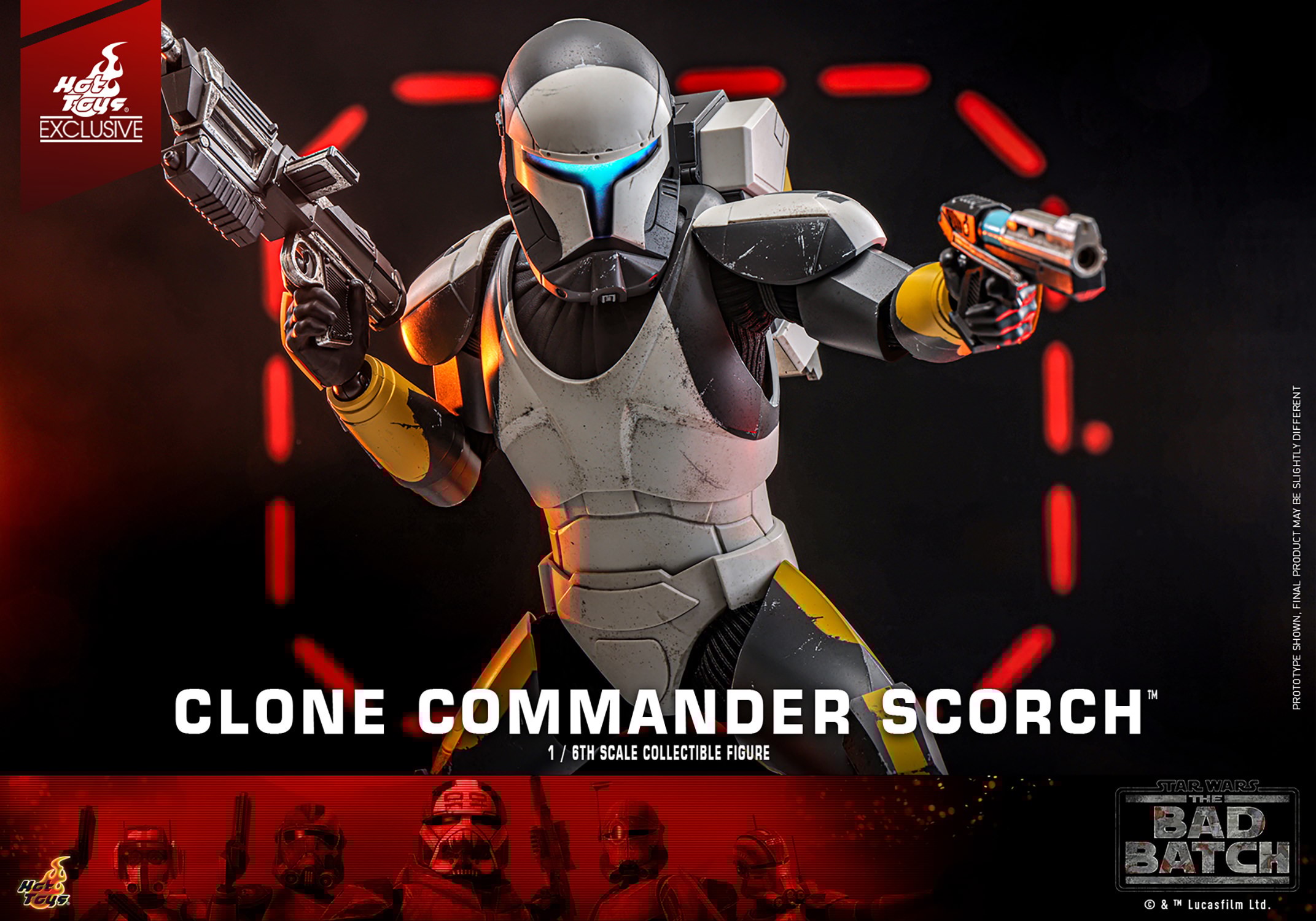 Star Wars Clone Commando Scorch™ Sixth Scale Figure  (Prototype Shown) View 4