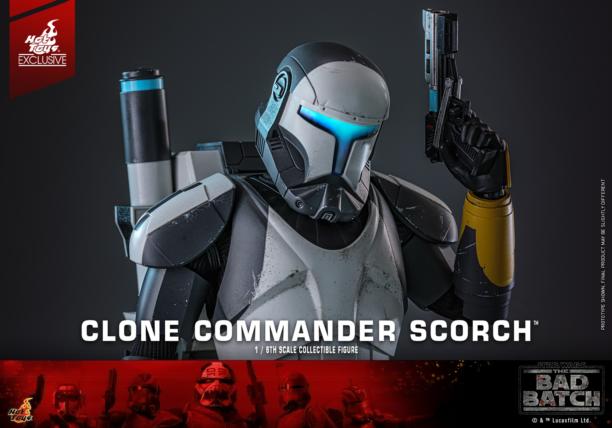 Star Wars Clone Commando Scorch™ Sixth Scale Figure  (Prototype Shown) View 5
