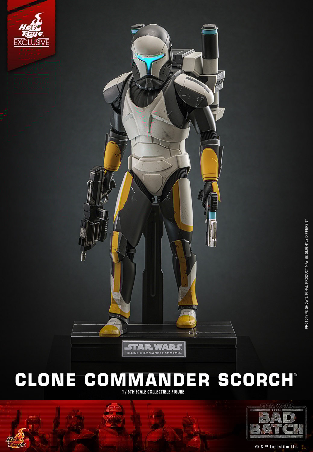 Star Wars Clone Commando Scorch™ Sixth Scale Figure  (Prototype Shown) View 6