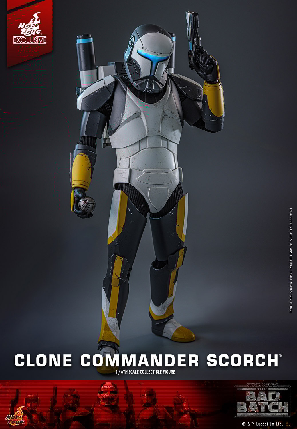Star Wars Clone Commando Scorch™ Sixth Scale Figure  (Prototype Shown) View 7