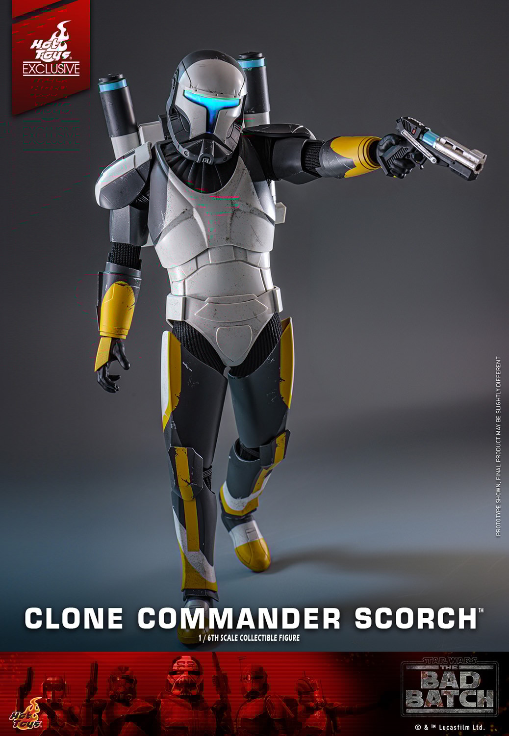 Star Wars Clone Commando Scorch™ Sixth Scale Figure  (Prototype Shown) View 9
