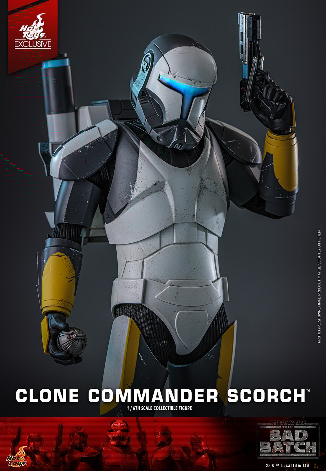 Star Wars Clone Commando Scorch™ Sixth Scale Figure  (Prototype Shown) View 10