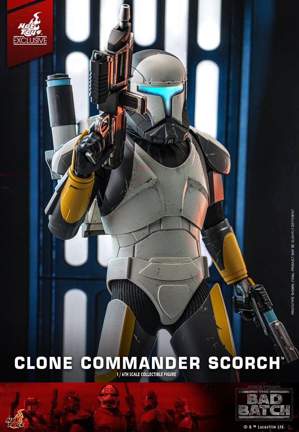 Star Wars Clone Commando Scorch™ Sixth Scale Figure  (Prototype Shown) View 12