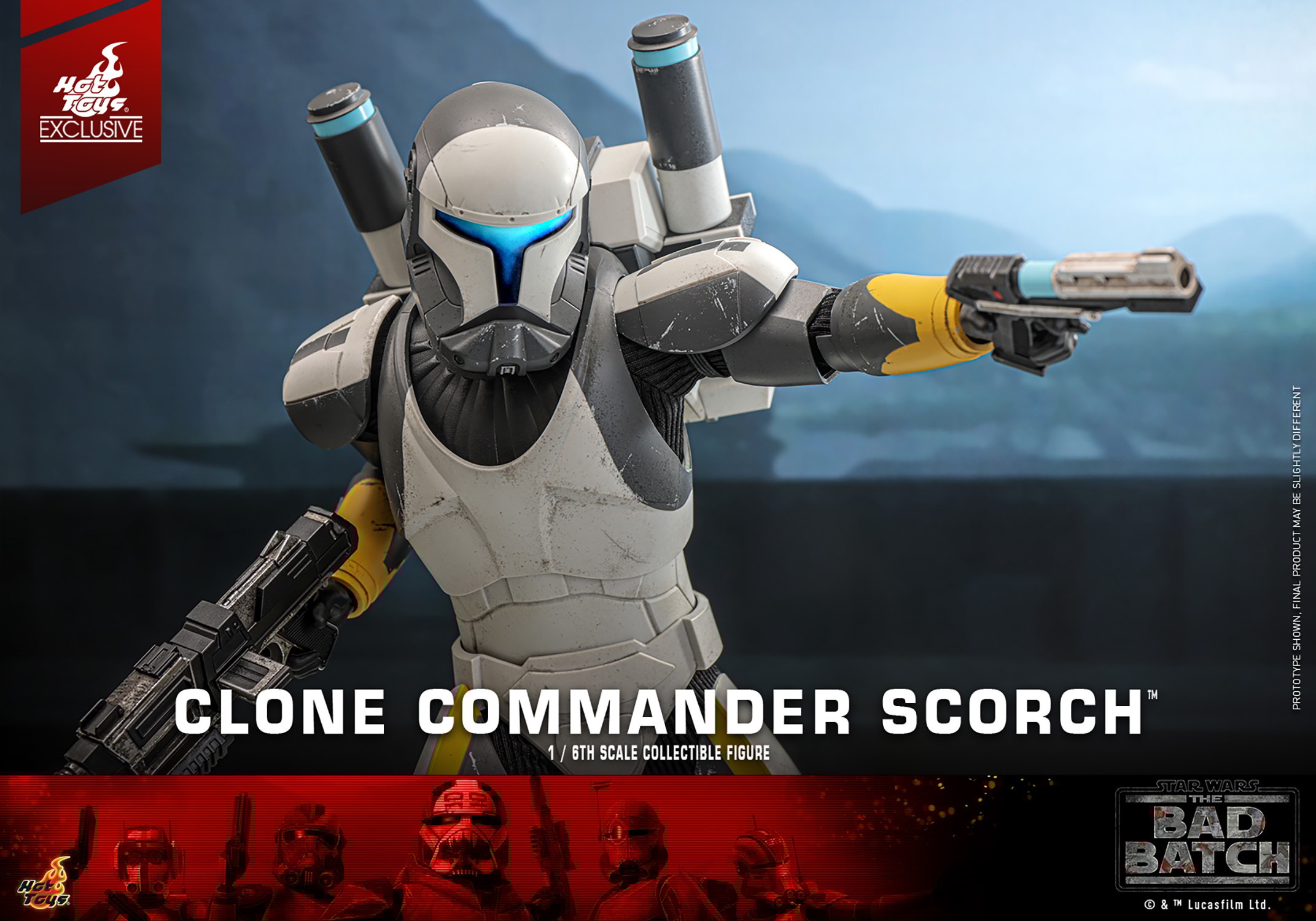 Star Wars Clone Commando Scorch™ Sixth Scale Figure  (Prototype Shown) View 15
