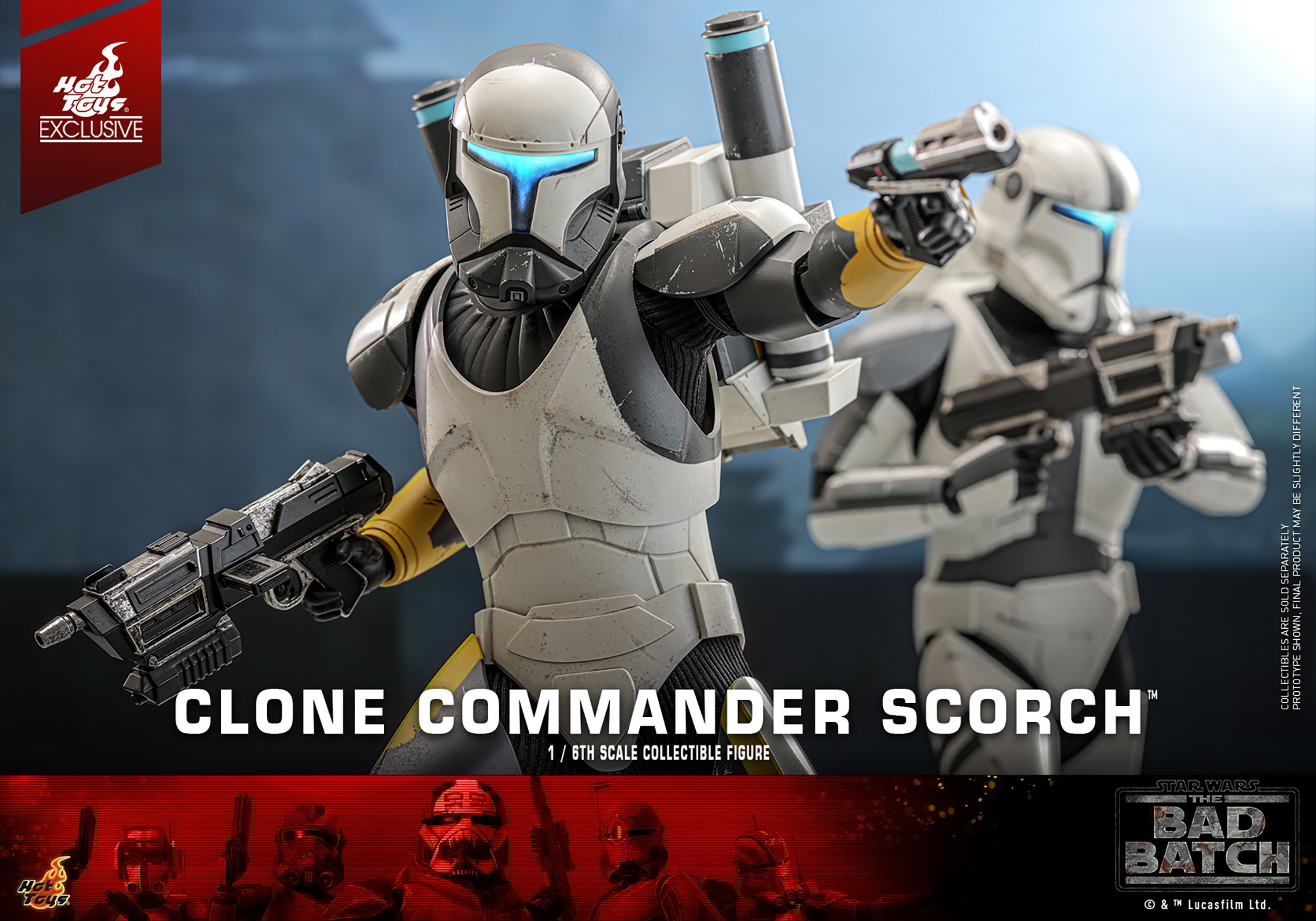Star Wars Clone Commando Scorch™ Sixth Scale Figure  (Prototype Shown) View 16