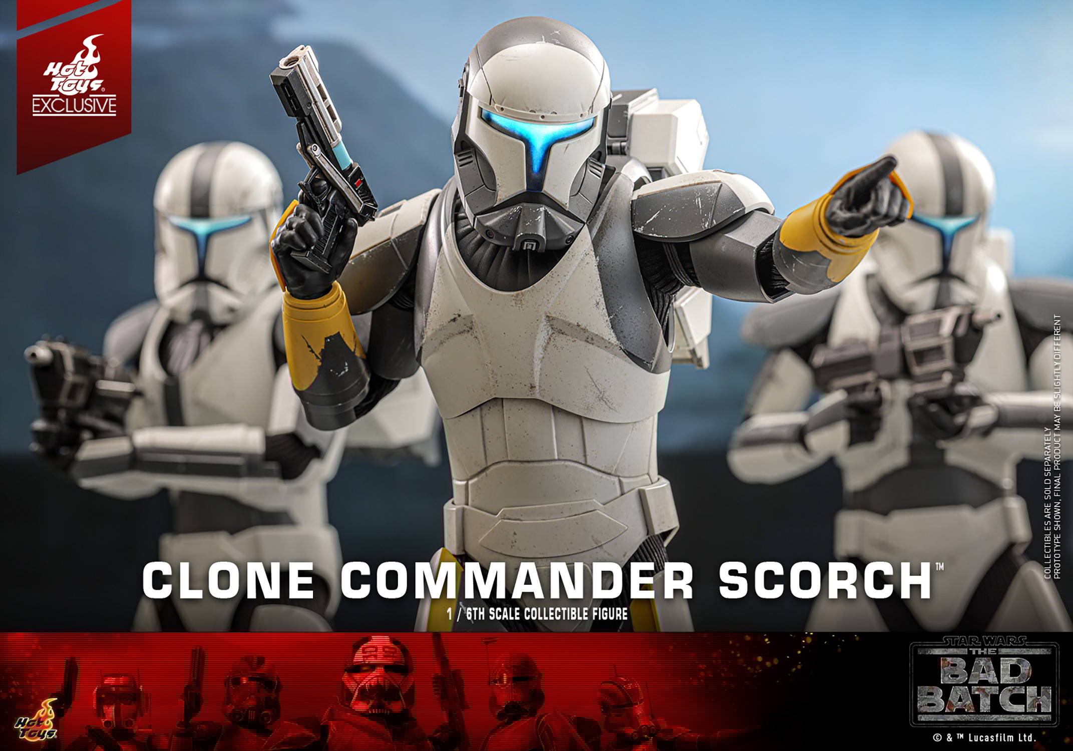 Star Wars Clone Commando Scorch™ Sixth Scale Figure  (Prototype Shown) View 17