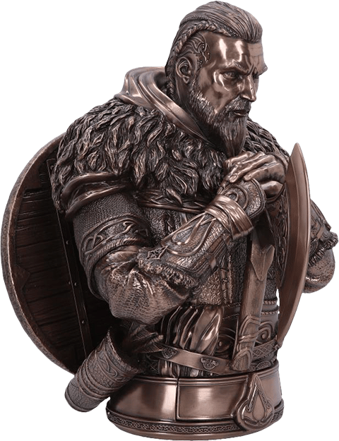 Assassins Creed Eivor Bronze Bust  View 10