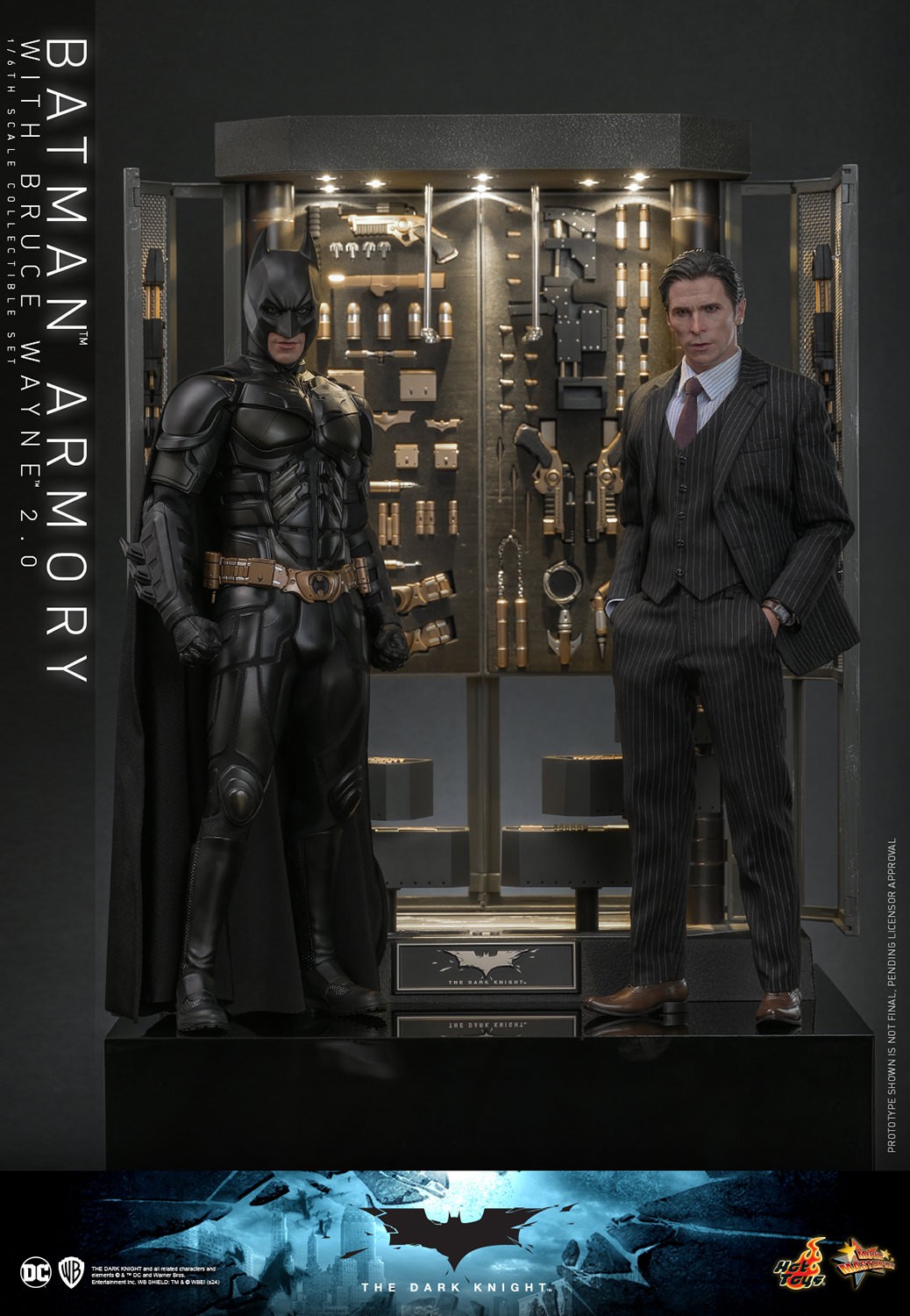 正式的 Batman Set Figure Scale Sixth (2.0) Wayne Bruce with Armory アメコミ