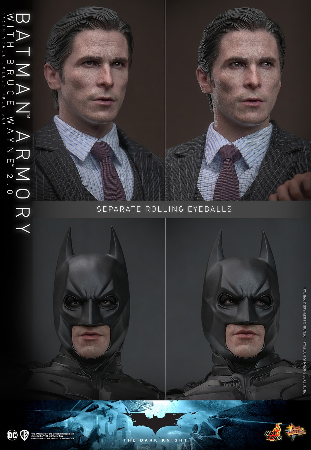 Batman Armory with Bruce Wayne (2.0) Sixth Scale Figure Set Batman Armory with Bruce Wayne (2.0) Sixth Scale Figure Set
