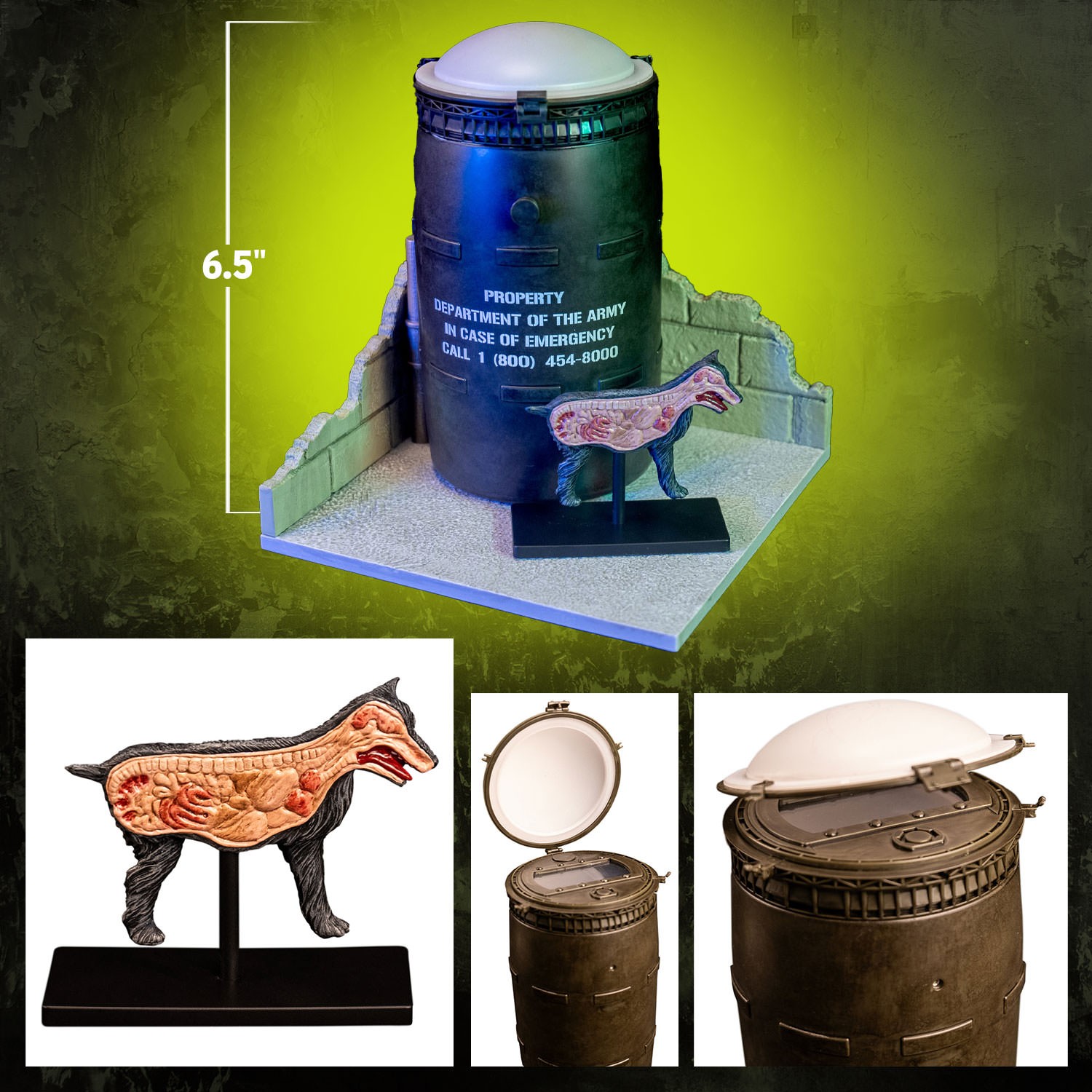 Return of the Living Dead 245 Trioxin Barrel Sixth Scale Figure Accessory  View 2