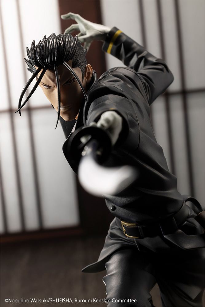Figurine Hajime Saito Hakuouki Battle Ver. Kotobukiya 1/10 - Authentique Japon