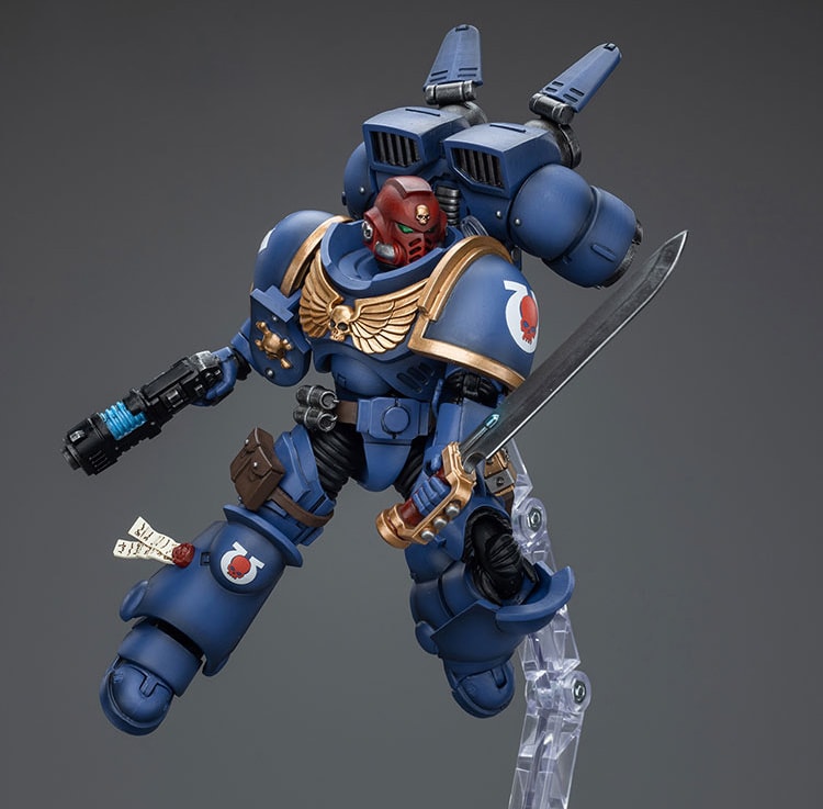 Ultramarines Jump Pack Intercessors with Captain Collectible