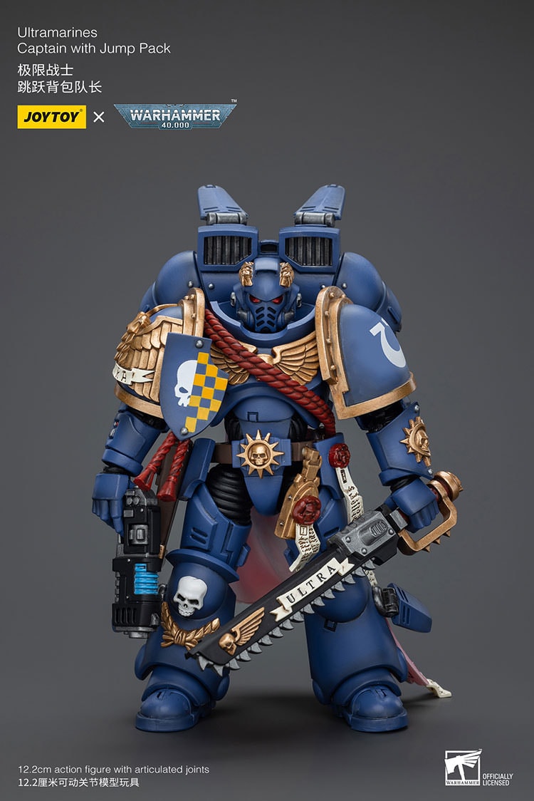 Ultramarines Jump Pack Intercessors with Captain Collectible