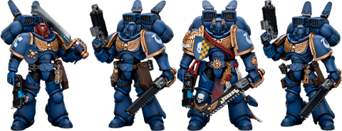 Ultramarines Jump Pack Intercessors with Captain Collectible