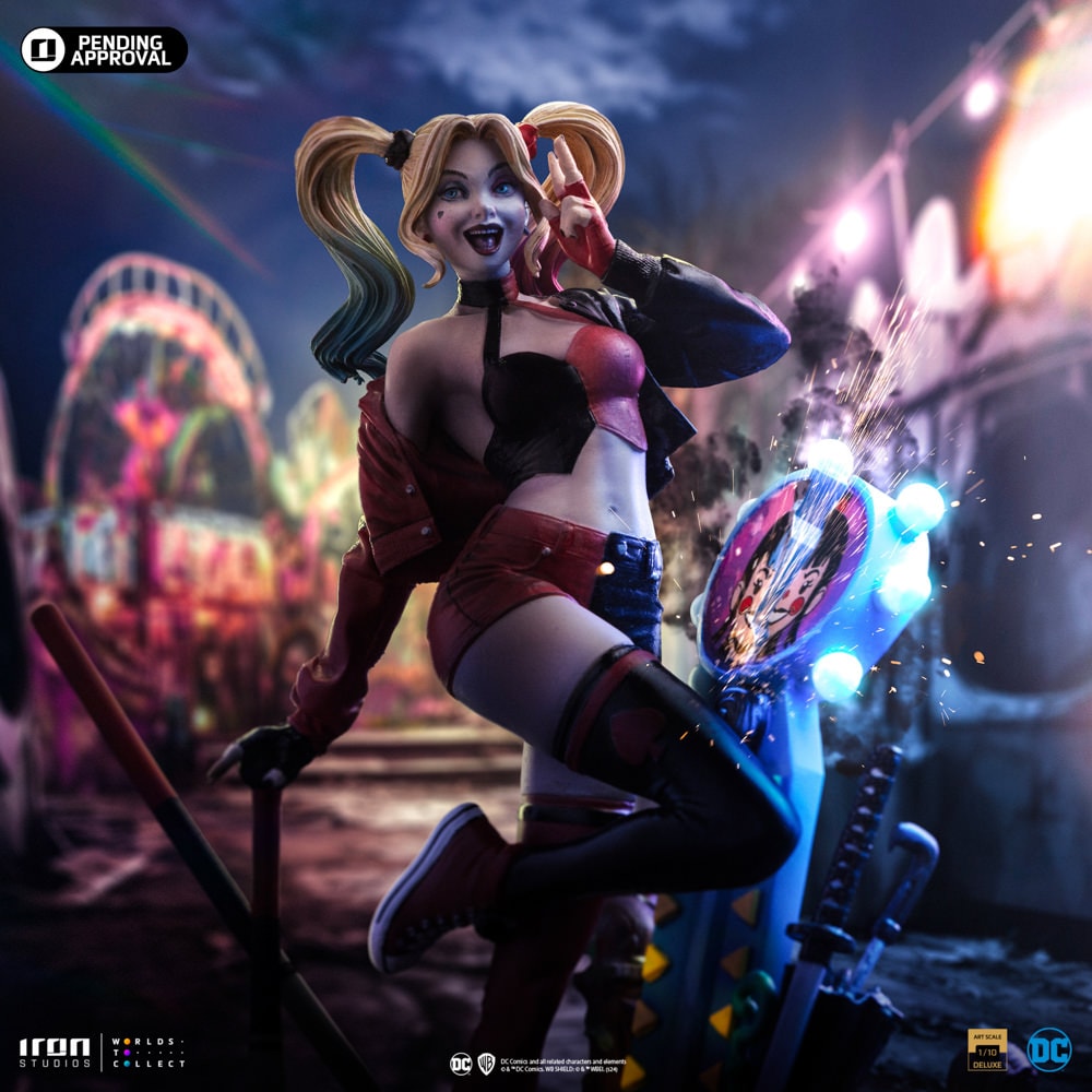DC Comics Harley Quinn (Gotham City Sirens) Deluxe 1:10 Scale Statue  (Prototype Shown) View 3