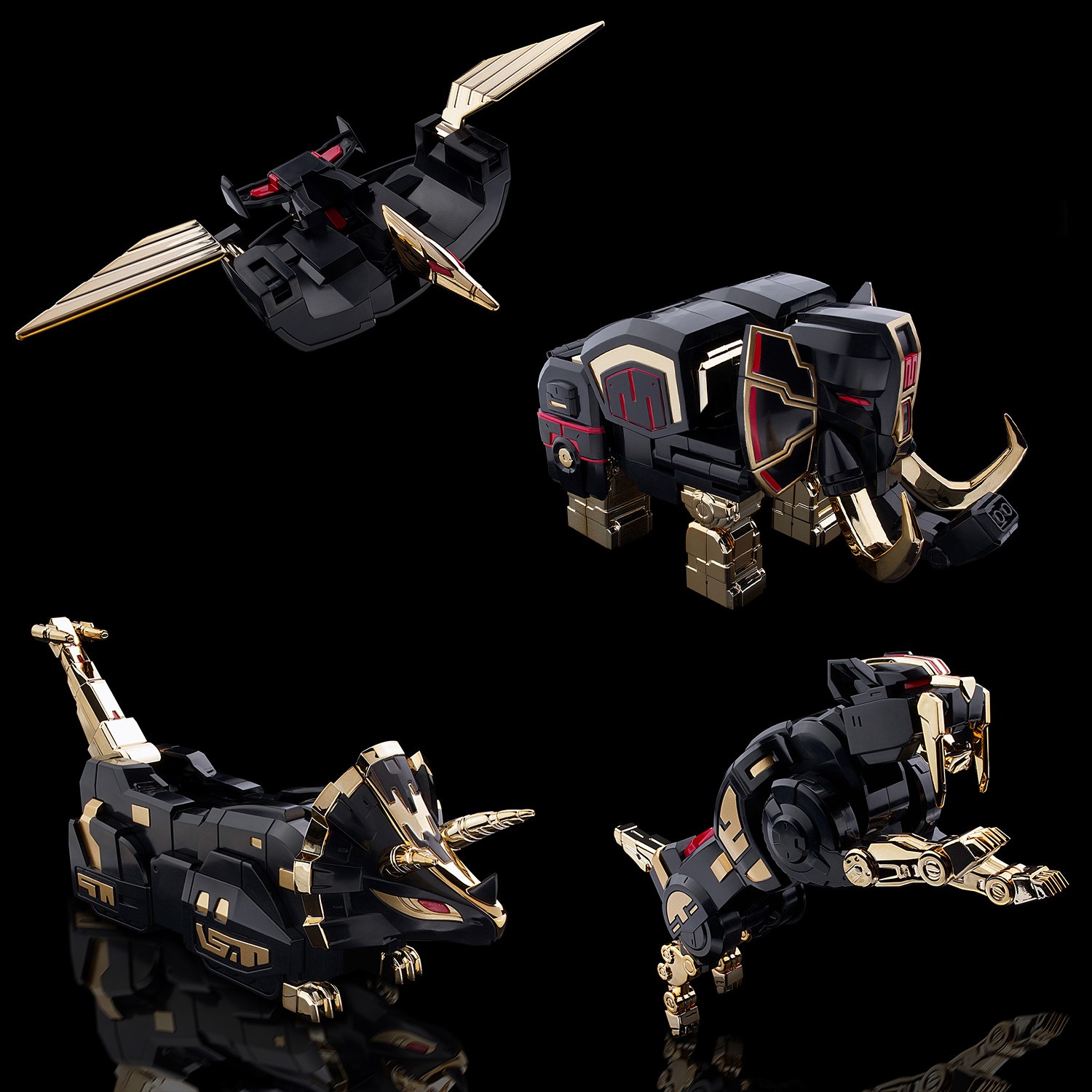 Megazord (Black Limited Ver.) Model Kit by Flame Toys