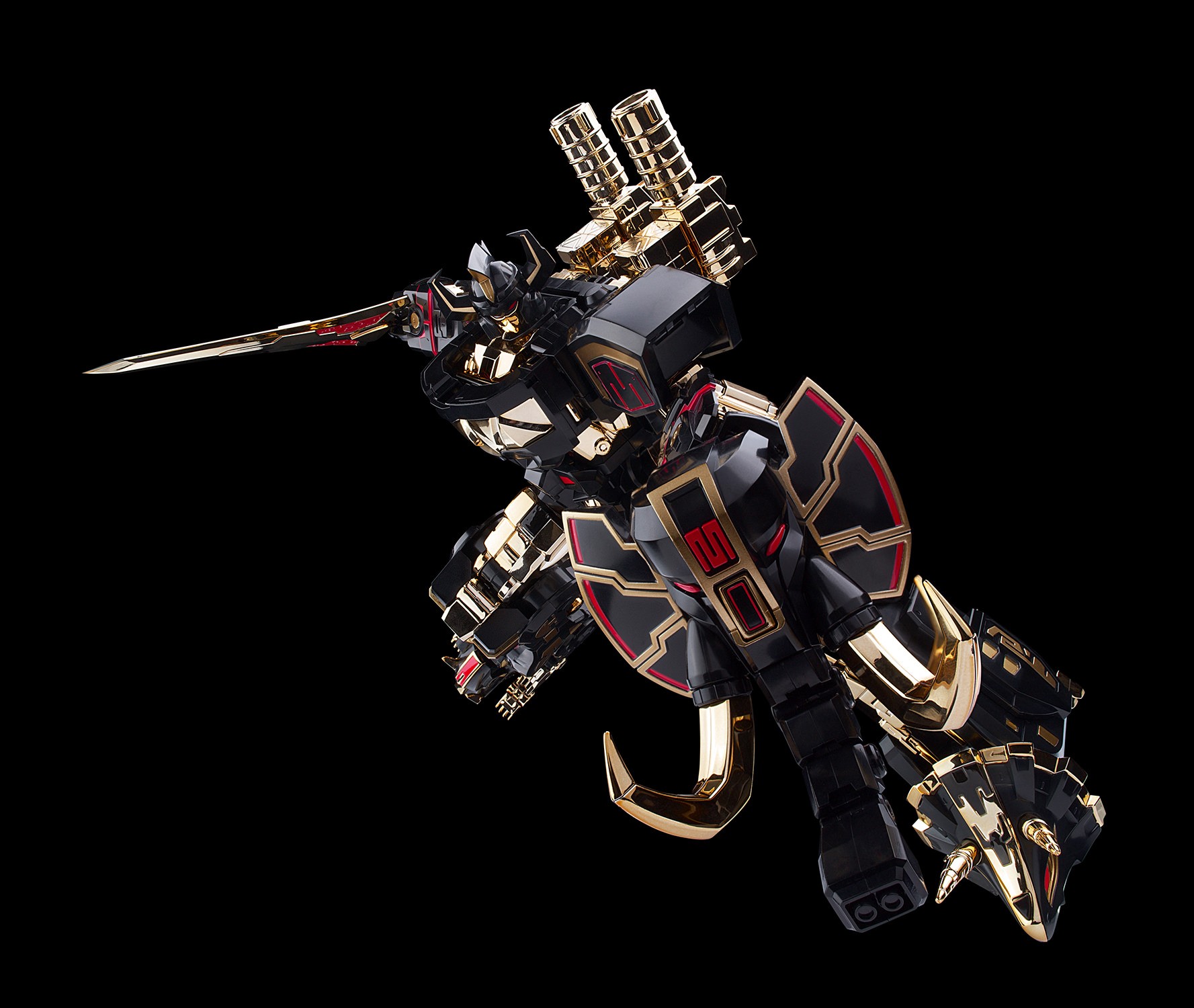 Mighty Morphin Power Rangers Megazord (Black Limited Ver.) Model Kit  (Prototype Shown) View 11