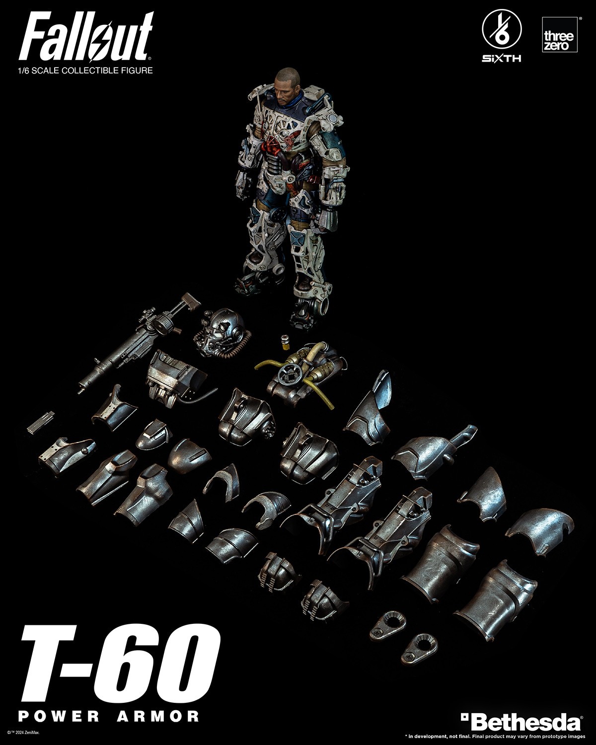 【新品】Threezero Fallout T-60 POWER ARMOR T-60 Power Armor Sixth Scale Figure by Threezero | Sideshow
