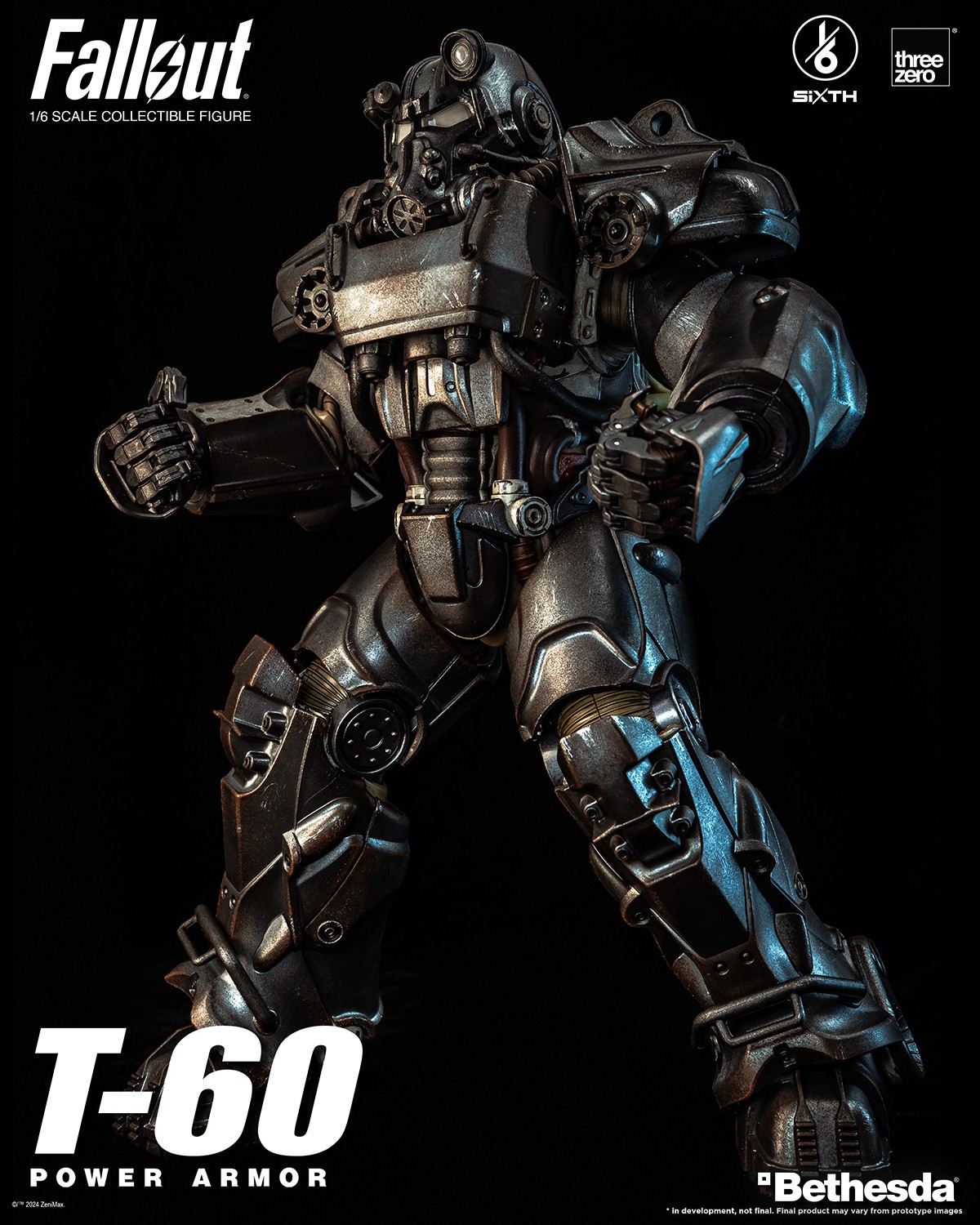 T-60 Power Armor Sixth Scale Figure by Threezero | Sideshow
