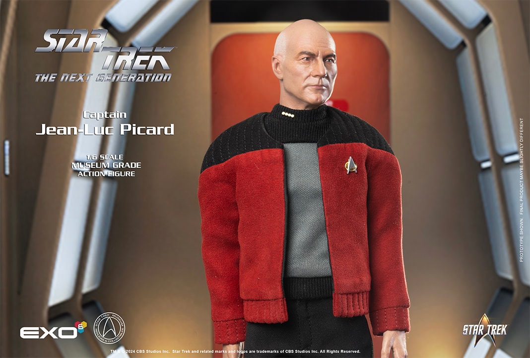 Star Trek Captain Jean-Luc Picard Sixth Scale Figure  (Prototype Shown) View 8