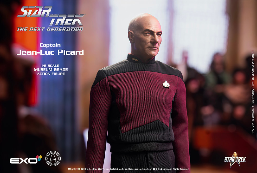 Star Trek Captain Jean-Luc Picard Sixth Scale Figure  (Prototype Shown) View 11