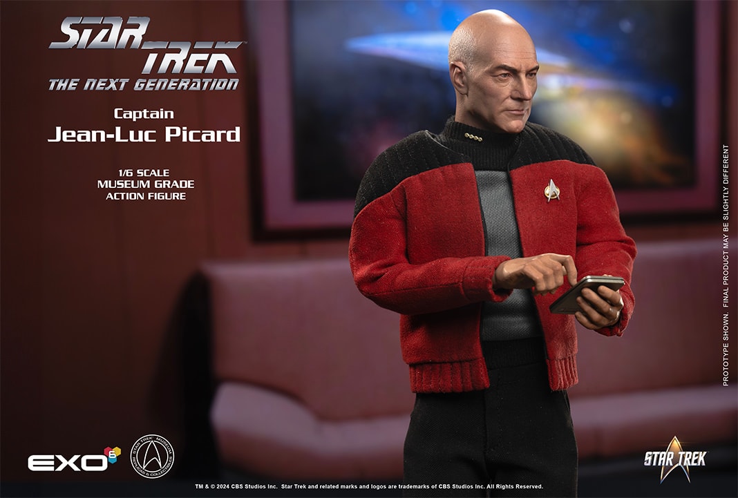 Star Trek Captain Jean-Luc Picard Sixth Scale Figure  (Prototype Shown) View 15