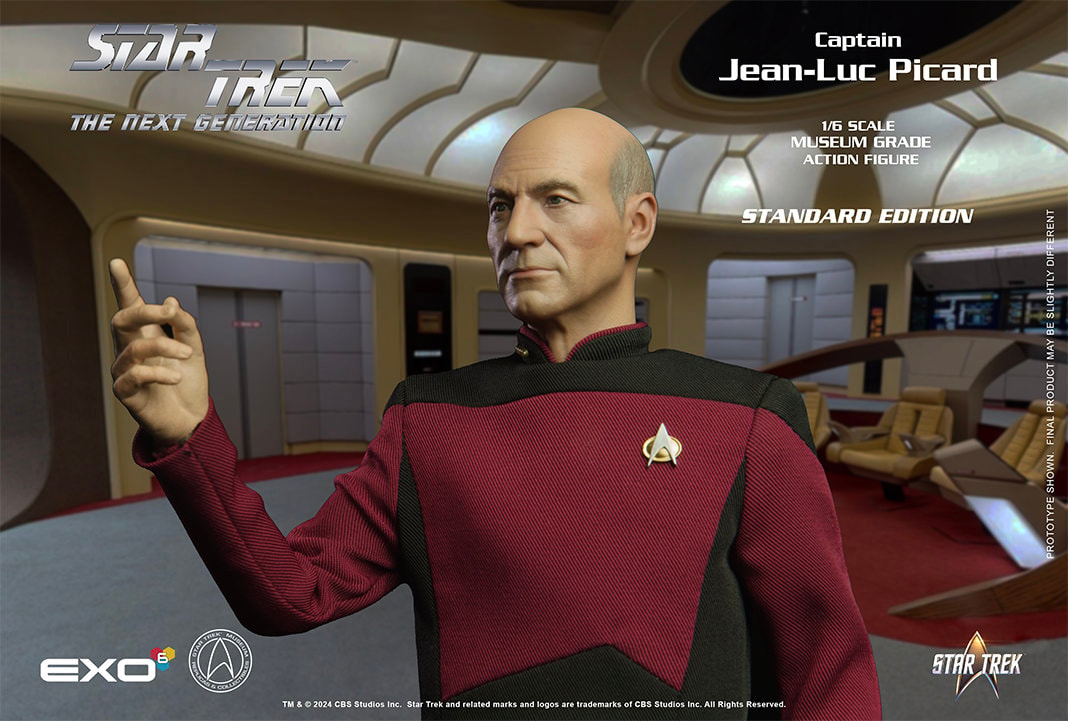 Star Trek Captain Jean-Luc Picard Sixth Scale Figure  (Prototype Shown) View 18
