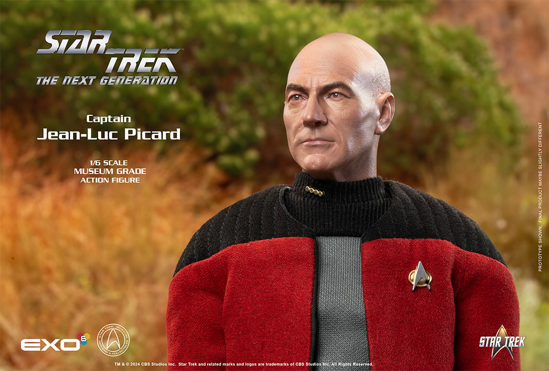 Star Trek Captain Jean-Luc Picard (Essential Darmok Uniform) Sixth Scale Figure  (Prototype Shown) View 6