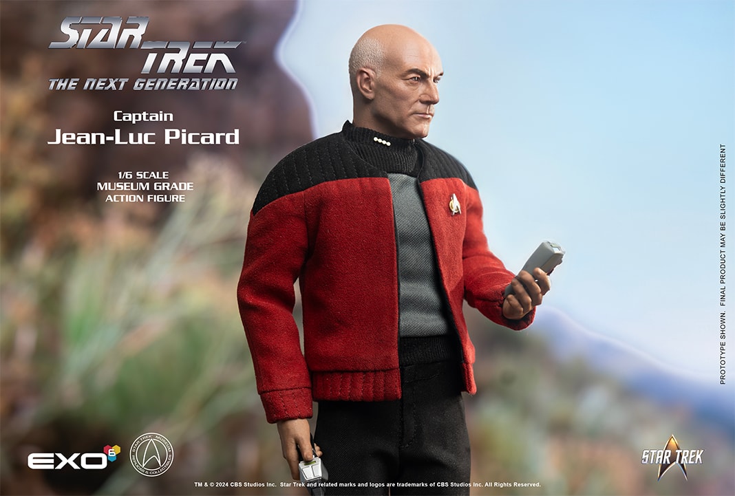 Star Trek Captain Jean-Luc Picard (Essential Darmok Uniform) Sixth Scale Figure  (Prototype Shown) View 8