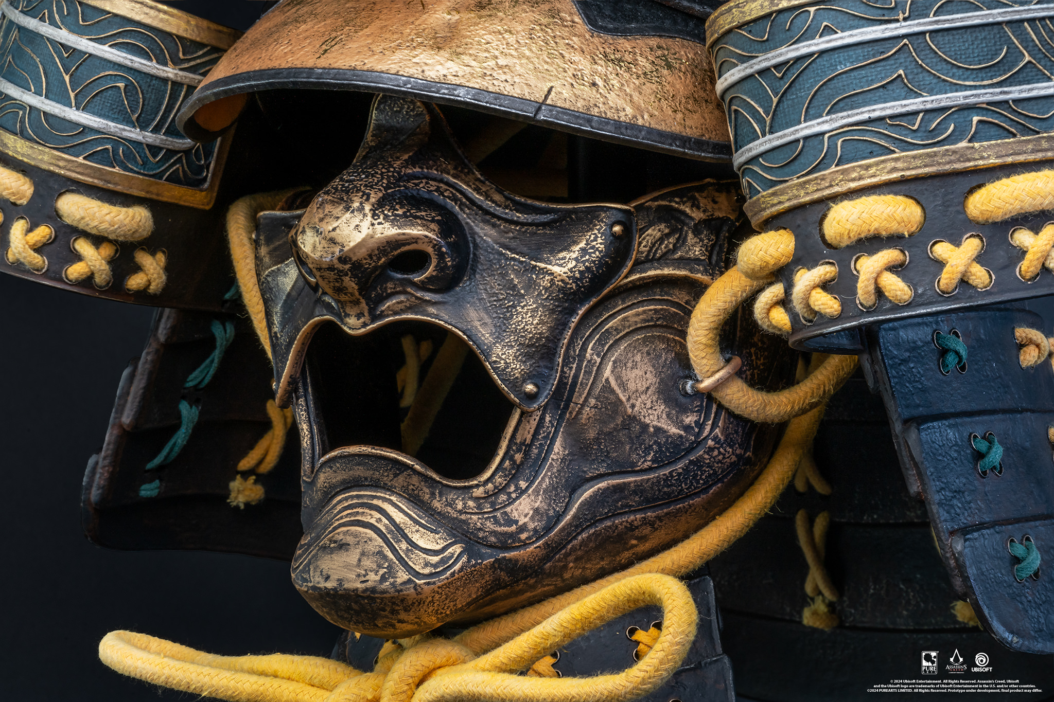 Assassins Creed Yasuke Helmet Scaled Replica  (Prototype Shown) View 3